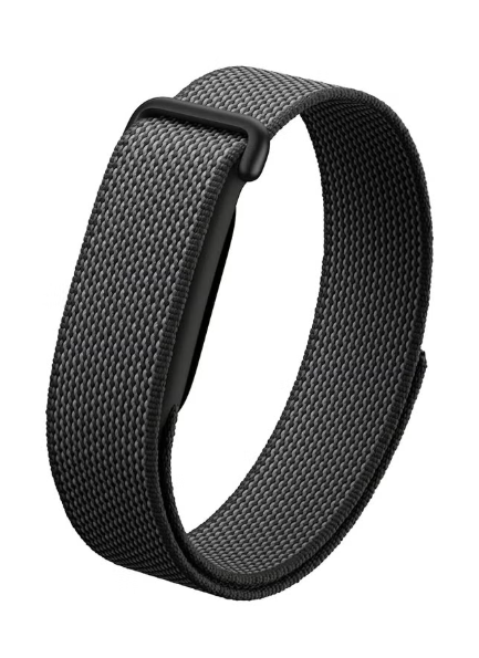 Google Fitbit Air - Screenless Fitness & Health Tracker with Heart Rate, Sleep and Activity Monitoring, AI-Powered Coaching, Up to 7 Days Battery Life, Compatible with iOS and Android, Obsidian
