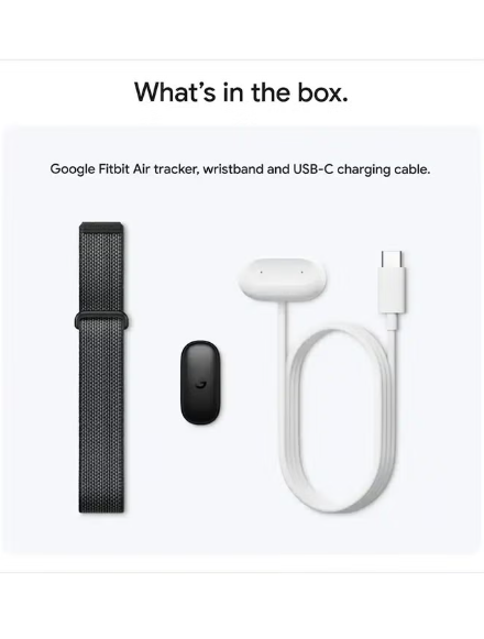 Google Fitbit Air - Screenless Fitness & Health Tracker with Heart Rate, Sleep and Activity Monitoring, AI-Powered Coaching, Up to 7 Days Battery Life, Compatible with iOS and Android, Obsidian - Image 7